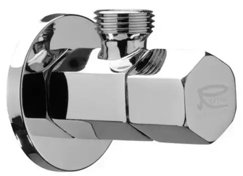 Кран шаровой бытовой «Remer» RR128E 1/2"-1/2" НР хром