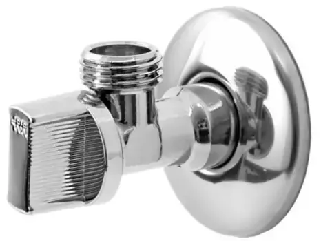 Кран шаровой бытовой «Remer» RR 128R 1/2"-1/2" НР-НР хром