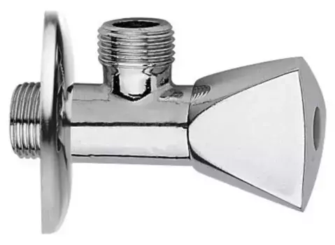 Кран шаровой бытовой «Remer» RR 129 1/2"-1/2" НР-НР хром