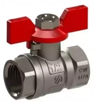 Кран шаровой магистральный «Arco» Sena 153103 1/2"-1/2" ВР-ВР никель