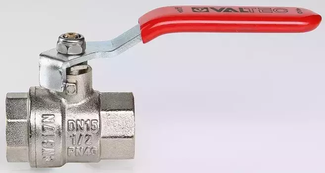 Кран шаровой магистральный «Valtec» Base VT.214.N.10 2 1/2"-2 1/2" ВР-ВР никель