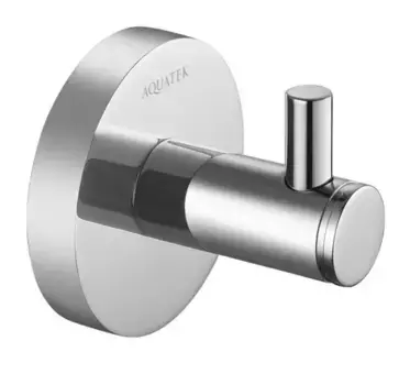 Крючок «Акватек» Европа AQ4101CR на стену хром