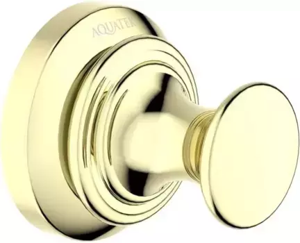 Крючок «Акватек» Классик AQ4501PG на стену полированное золото