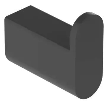 Крючок «Cezares» STYLUS-HK-NOP на стену чёрный матовый