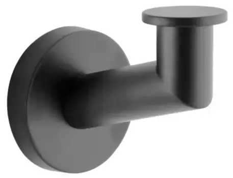 Крючок «Remer» Guest GS50CFP на стену шлифованный чёрный хром