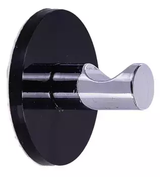 Крючок «Ridder» 131040310 на стену чёрный/хром