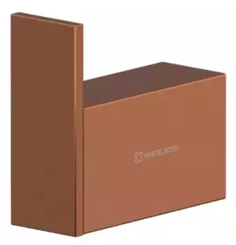 Крючок «Whitecross» Cubo CU2410CPB на стену брашированная медь