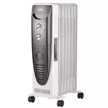 Масляный радиатор «Ballu» Turbo BOH/TB-07FH 1500 с тепловентилятором с термостатом