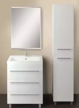 Мебель для ванной «1Marka» Соната 58 белый глянец