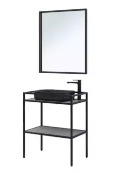Мебель для ванной «Allen Brau» Liberty 75 чёрный браш