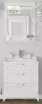 Мебель для ванной «Aquaton» Леон 65 Н дуб белый