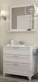 Мебель для ванной «Aquaton» Леон 80 Н дуб белый