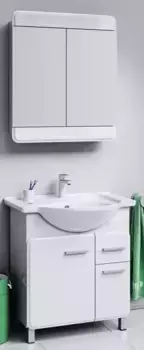 Мебель для ванной «Aqwella» Corsica 75 белая