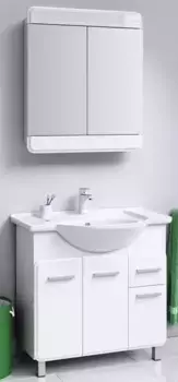 Мебель для ванной «Aqwella» Corsica 85 белая