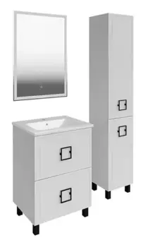 Мебель для ванной «ASB-Mebel» Санта 60 белая