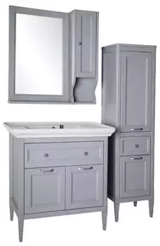 Мебель для ванной «ASB-Woodline» Гранда 85 Grigio