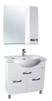 Мебель для ванной «Bellezza» Абрис 65 белая