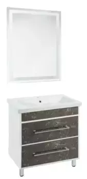 Мебель для ванной «Bellezza» Фабио 60 мрамор