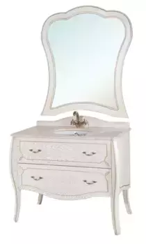 Мебель для ванной «Bellezza» Грация Люкс 90 белая