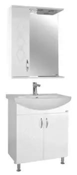 Мебель для ванной «Bellezza» Элеганс 55 белая