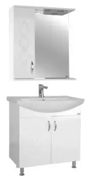 Мебель для ванной «Bellezza» Элеганс 65 белая