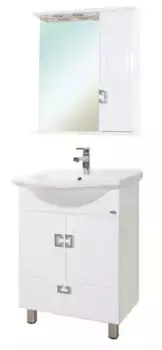 Мебель для ванной «Bellezza» Миа 60 с ящиком белая