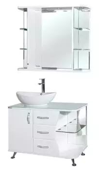 Мебель для ванной «Bellezza» Рио 90 белая
