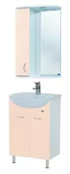 Мебель для ванной «Bellezza» Уют 45 Н бежевая/белая