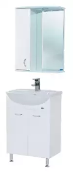 Мебель для ванной «Bellezza» Уют 55 Н белая