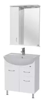 Мебель для ванной «Bellezza» Уют 60 Н с 1 ящиком белая