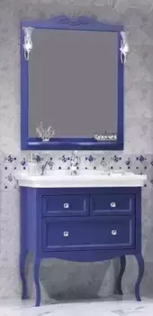 Мебель для ванной из массива «Opadiris» Валери 85 сапфир
