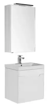 Мебель для ванной подвесная «Aquanet» София 60 белая