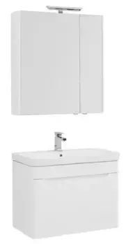 Мебель для ванной подвесная «Aquanet» София 80 белая