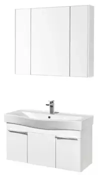 Мебель для ванной подвесная «Aquaton» Беверли 100 белая