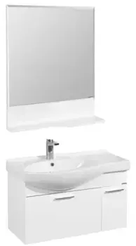 Мебель для ванной подвесная «Aquaton» Инди 83 белая