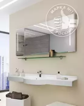 Мебель для ванной подвесная «Aquaton» Отель 150 белая