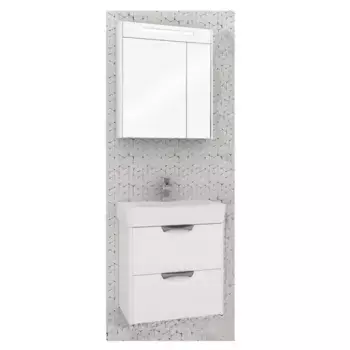 Мебель для ванной подвесная «Aquaton» Сильва 60 дуб полярный