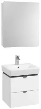 Мебель для ванной подвесная «Aquaton» Скай 50 белая