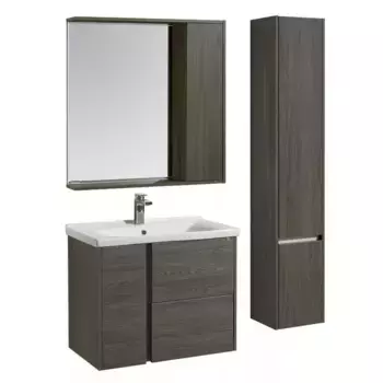 Мебель для ванной подвесная «Aquaton» Стоун 80 грецкий орех