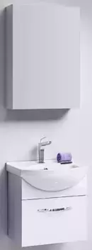 Мебель для ванной подвесная «Aqwella» Аллегро 50 с 1 ящиком белая