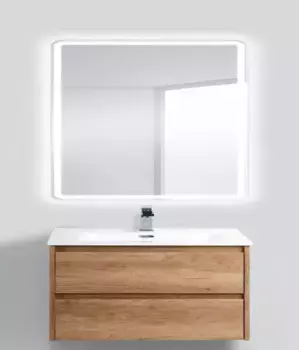 Мебель для ванной подвесная «Belbagno» Kraft 100 Rovere Nebrasca Nature