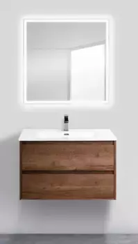 Мебель для ванной подвесная «Belbagno» Kraft 80 Rovere Tabacco