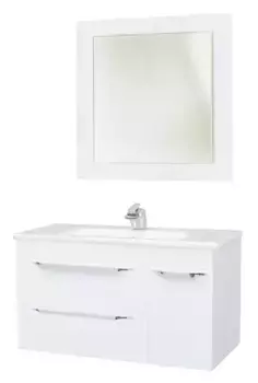 Мебель для ванной подвесная «Bellezza» Луиджи 105 белая