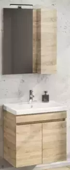 Мебель для ванной подвесная «Comforty» Тромсе 60 дуб сонома