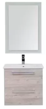 Мебель для ванной подвесная «Dreja» Gio 60 дуб кантри