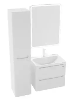 Мебель для ванной подвесная «Grossman» Адель 60 белая