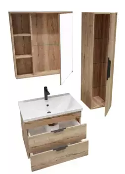 Мебель для ванной подвесная «Grossman» Форта 70 дуб галифакс