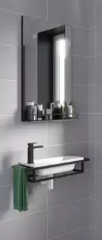 Мебель для ванной подвесная «Grossman» Метрис 50 графит