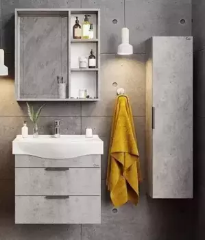 Мебель для ванной подвесная «Onika» Девис 65.13 бетон чикаго