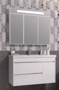 Мебель для ванной подвесная «Opadiris» Фреш 100 белая